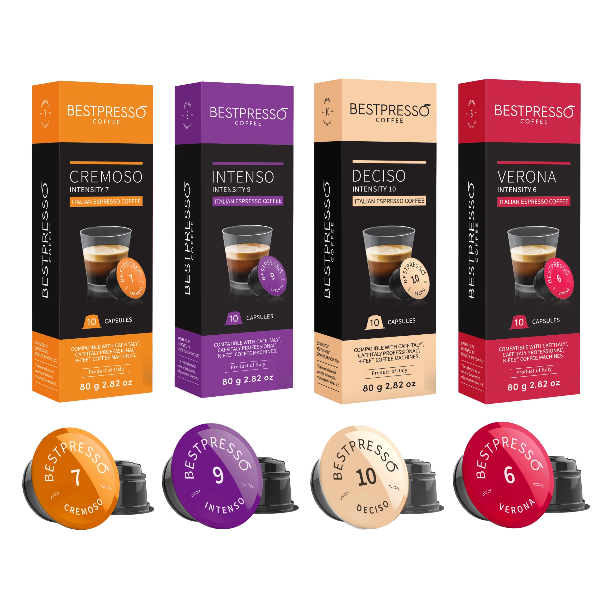 Bestpresso Verismo-compatible capsules for at-home espresso variety