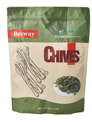 Besway Chives 6 oz packaging showcases freshness and easy storage.