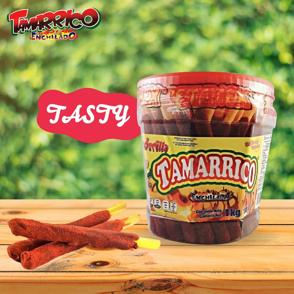 Betamex Tamarrico tamarind flavor sticks ideal for sharing.