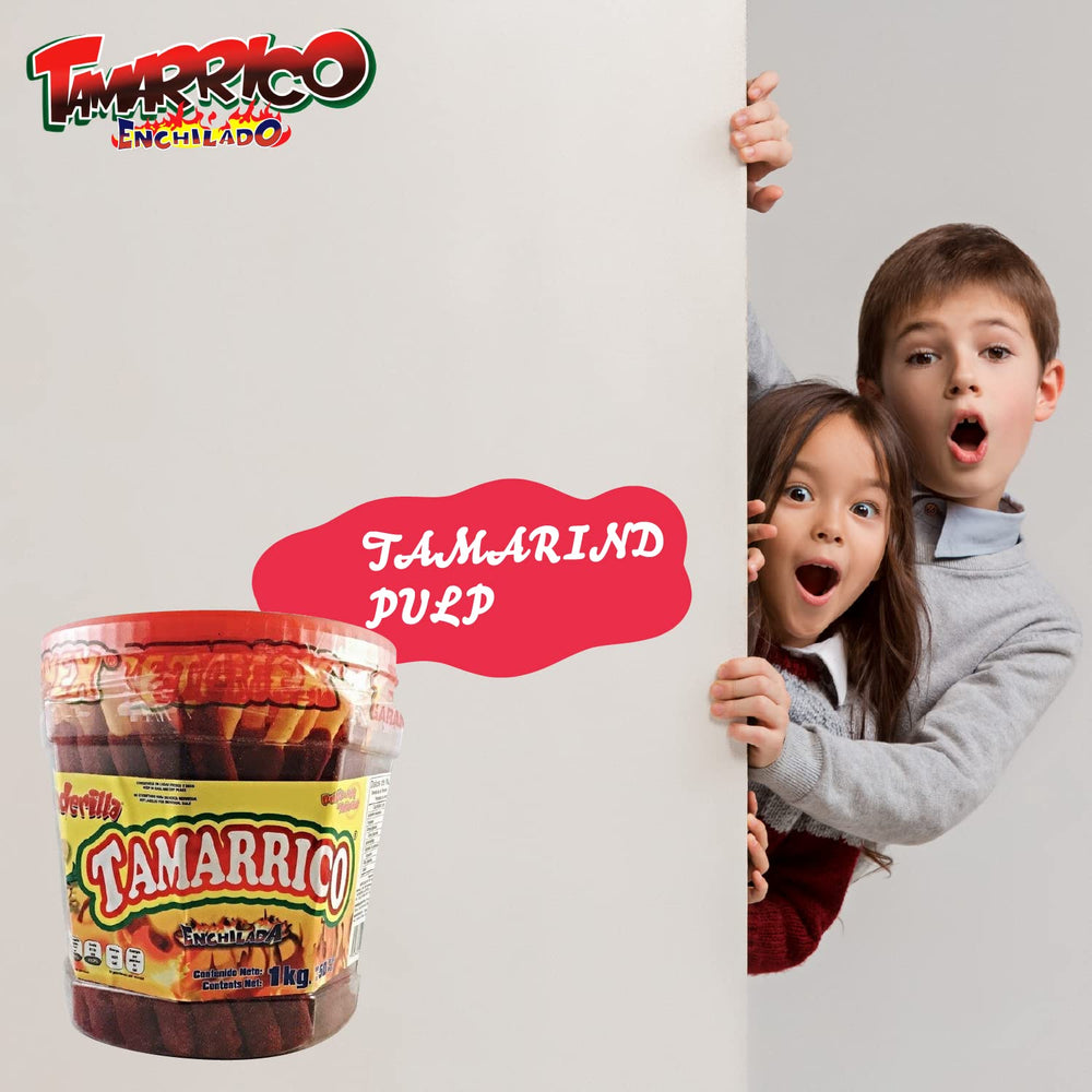 Betamex Tamarrico chili-coated tamarind sticks, a zesty Mexican favorite.