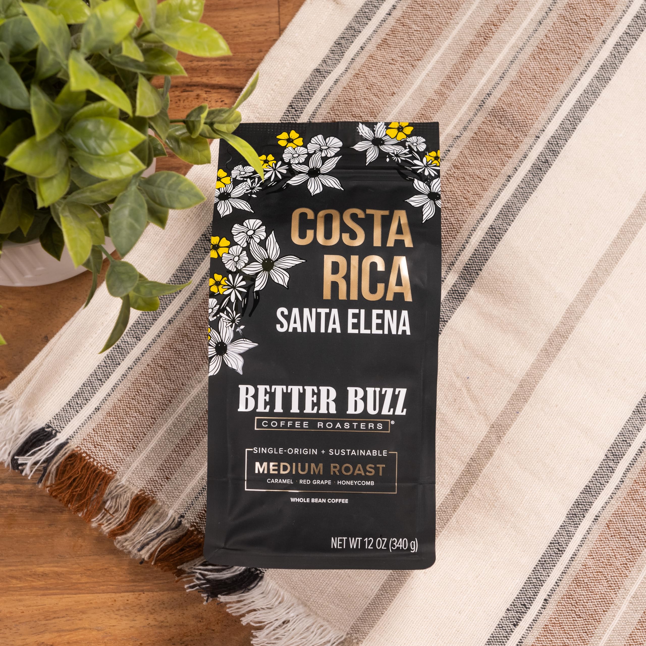 Better Buzz Costa Rica ccof organic certification badge—trusted organic sourcing across the supply chain.