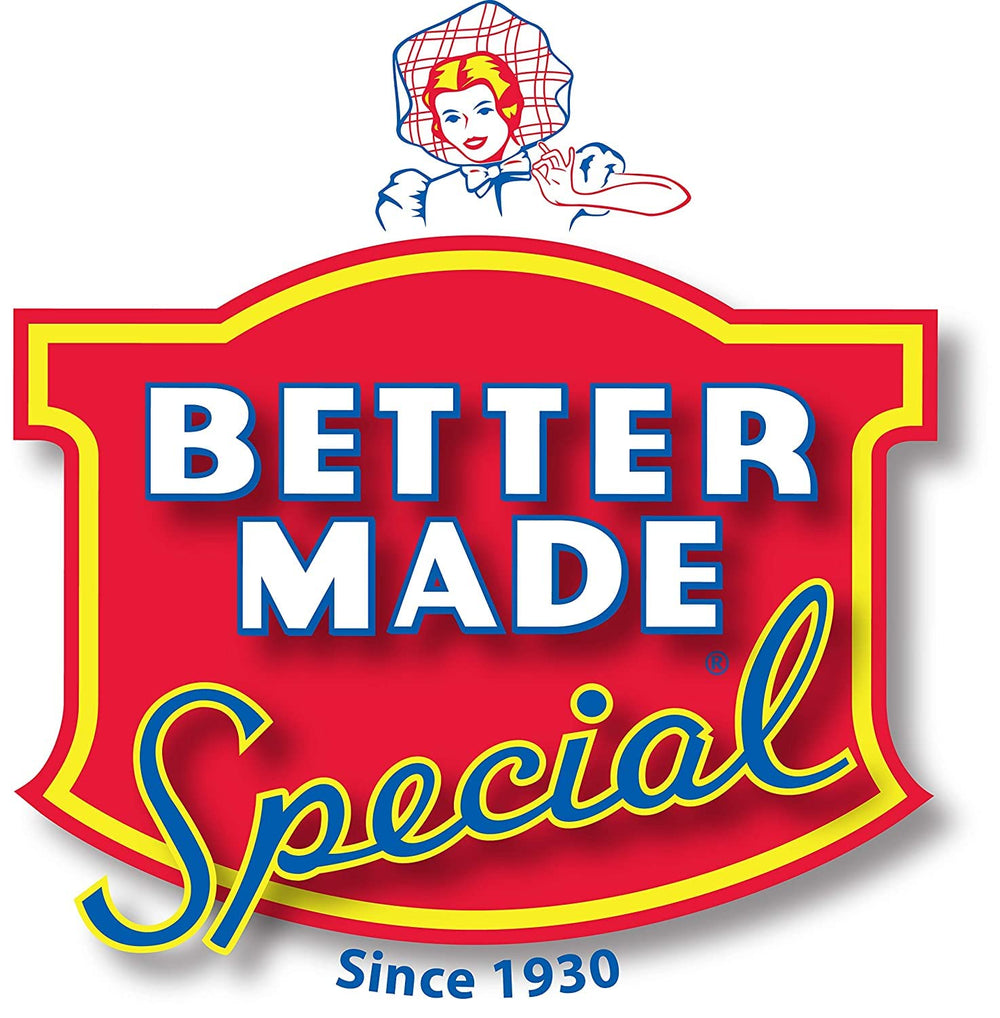 Better Made Potato Sticks gluten-free label signals allergen-friendly snack.