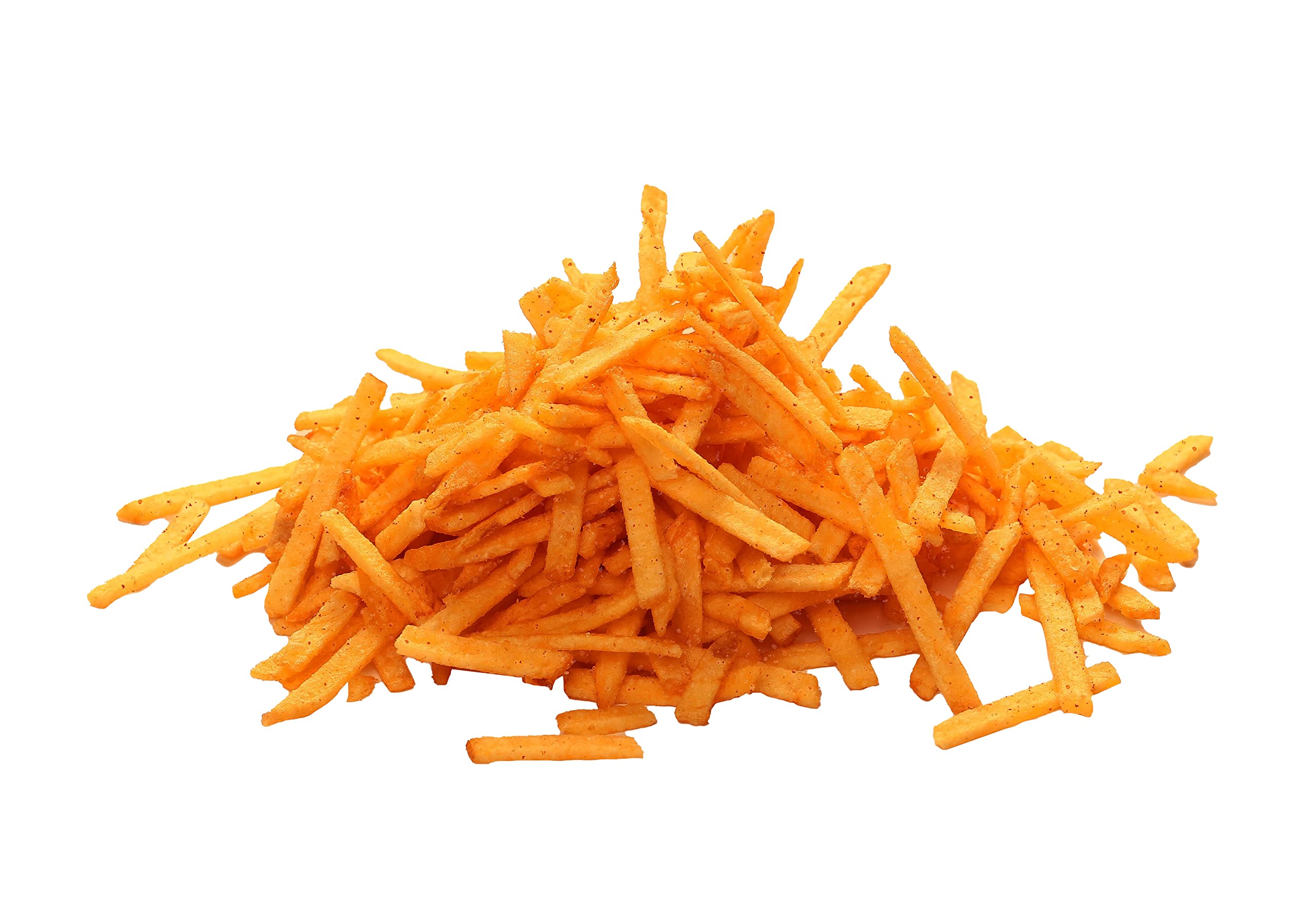 Close-up of crispy texture on Better Made Potato Sticks.