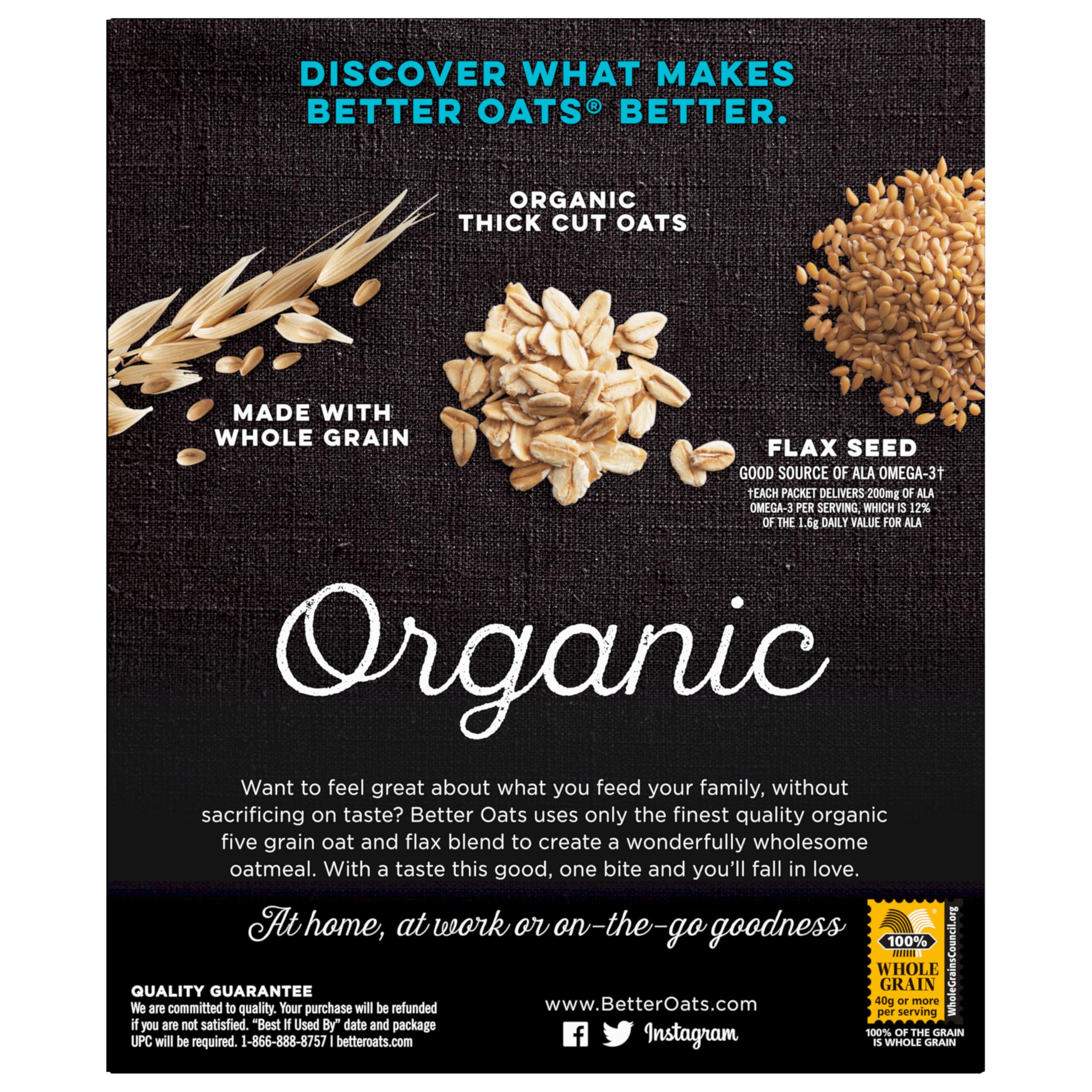 Better Oats Bare fiber-rich multigrain visualization suggests lasting fullness