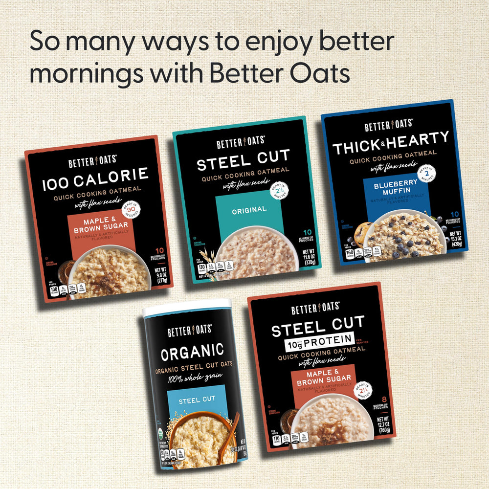 Better Oats blueberries in oatmeal highlight fresh flavor
