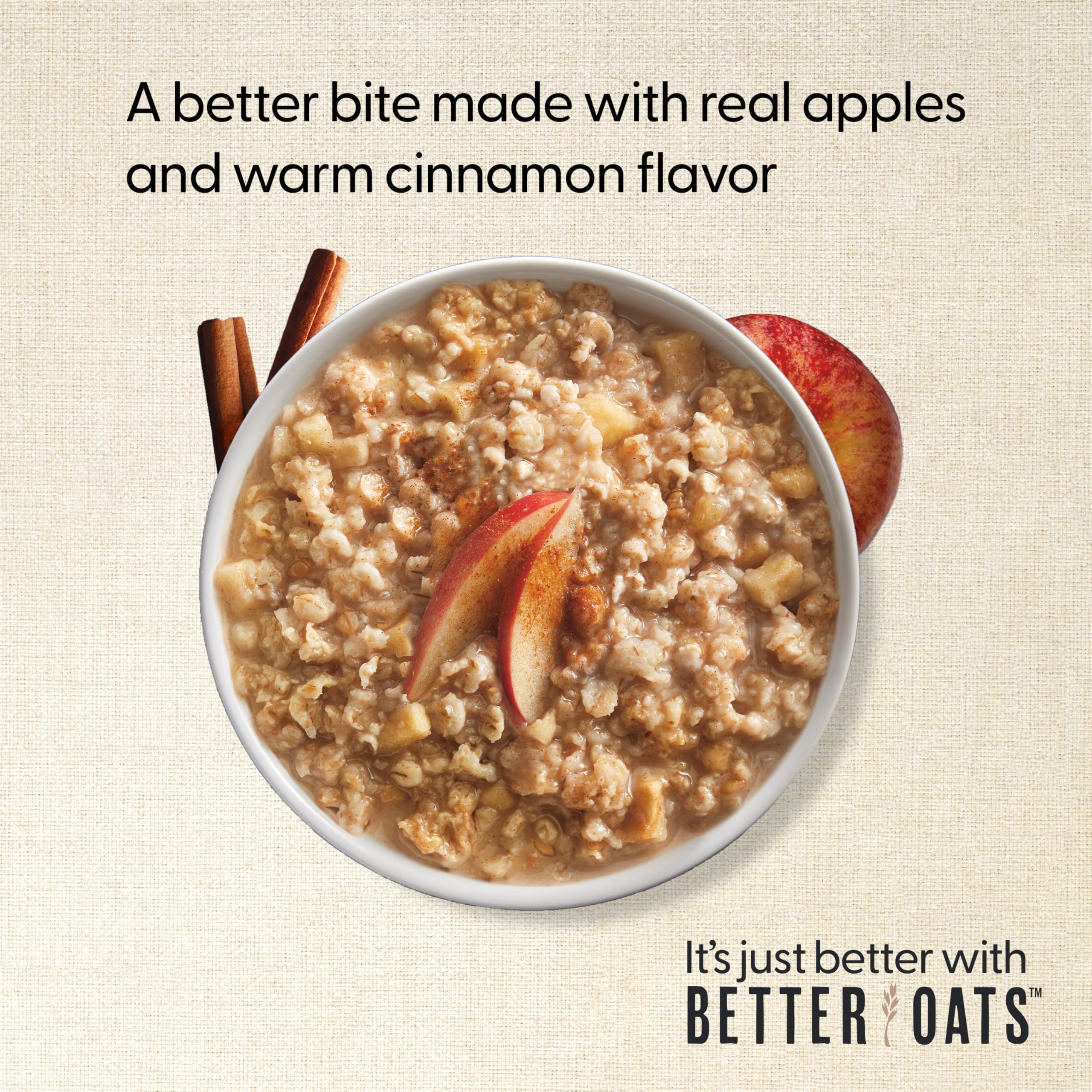 Better Oats box features ten pouches per box, part of a six-box set.