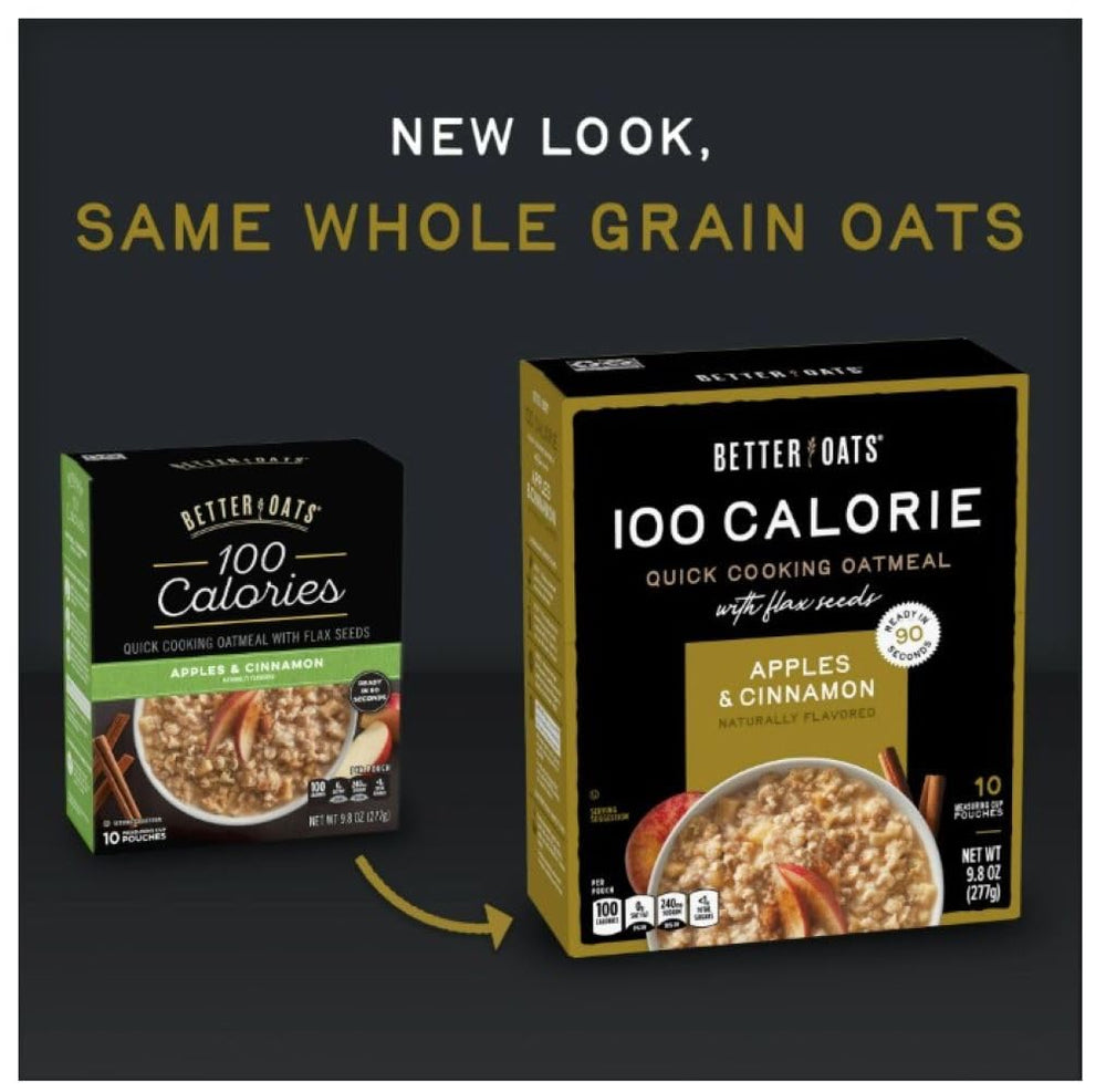 Better Oats Fit Apple Cinnamon bowl steaming after preparation.