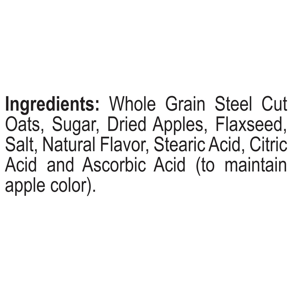 Better Oats oatmeal with flax seeds adds texture and fiber.