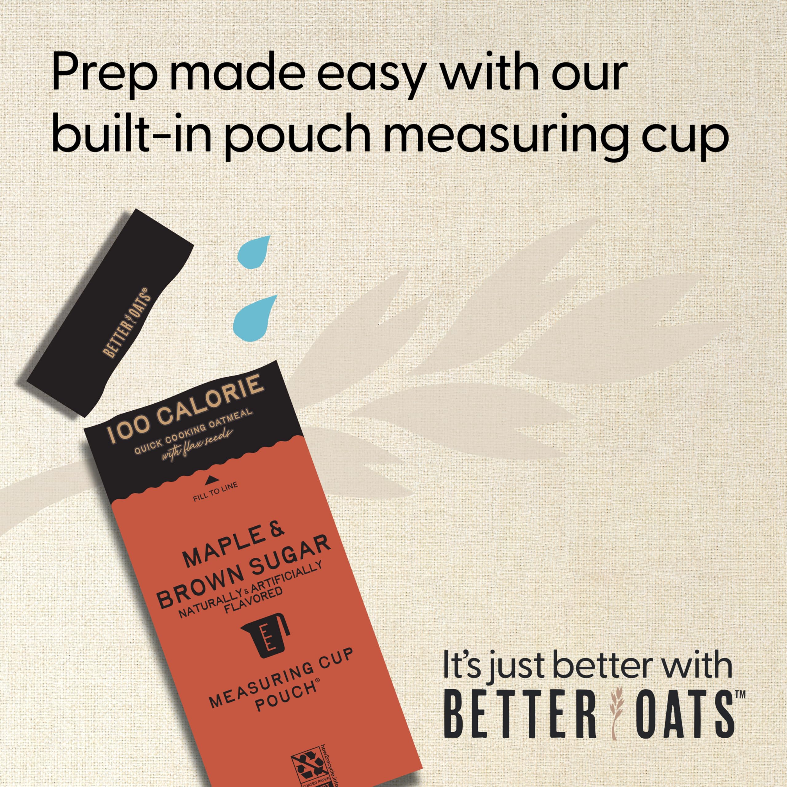 Serving suggestion: piping hot bowl of Better Oats Maple Brown Sugar oatmeal.