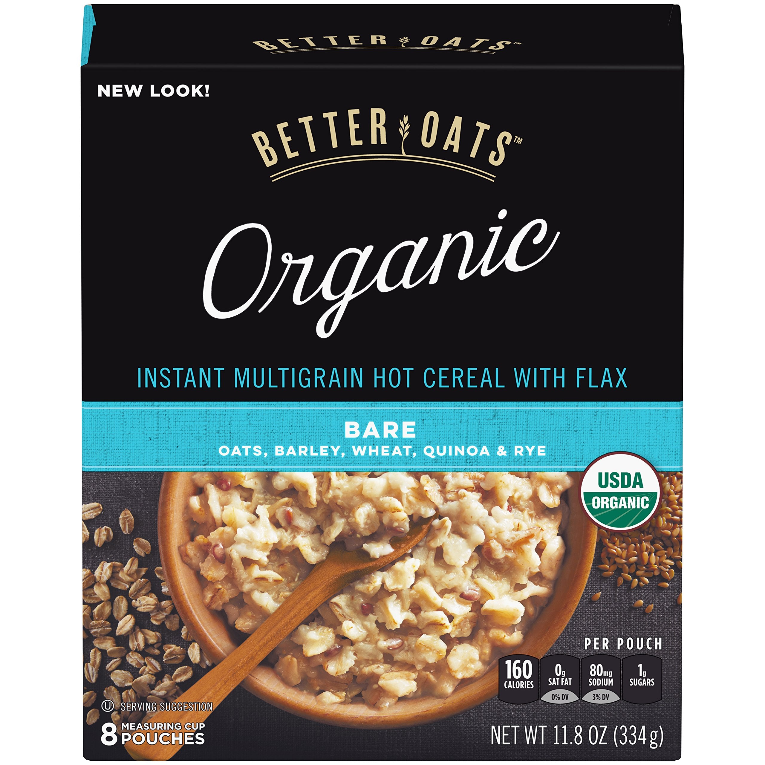 Better Oats Organic Bare multigrain bowl ready for a wholesome breakfast.