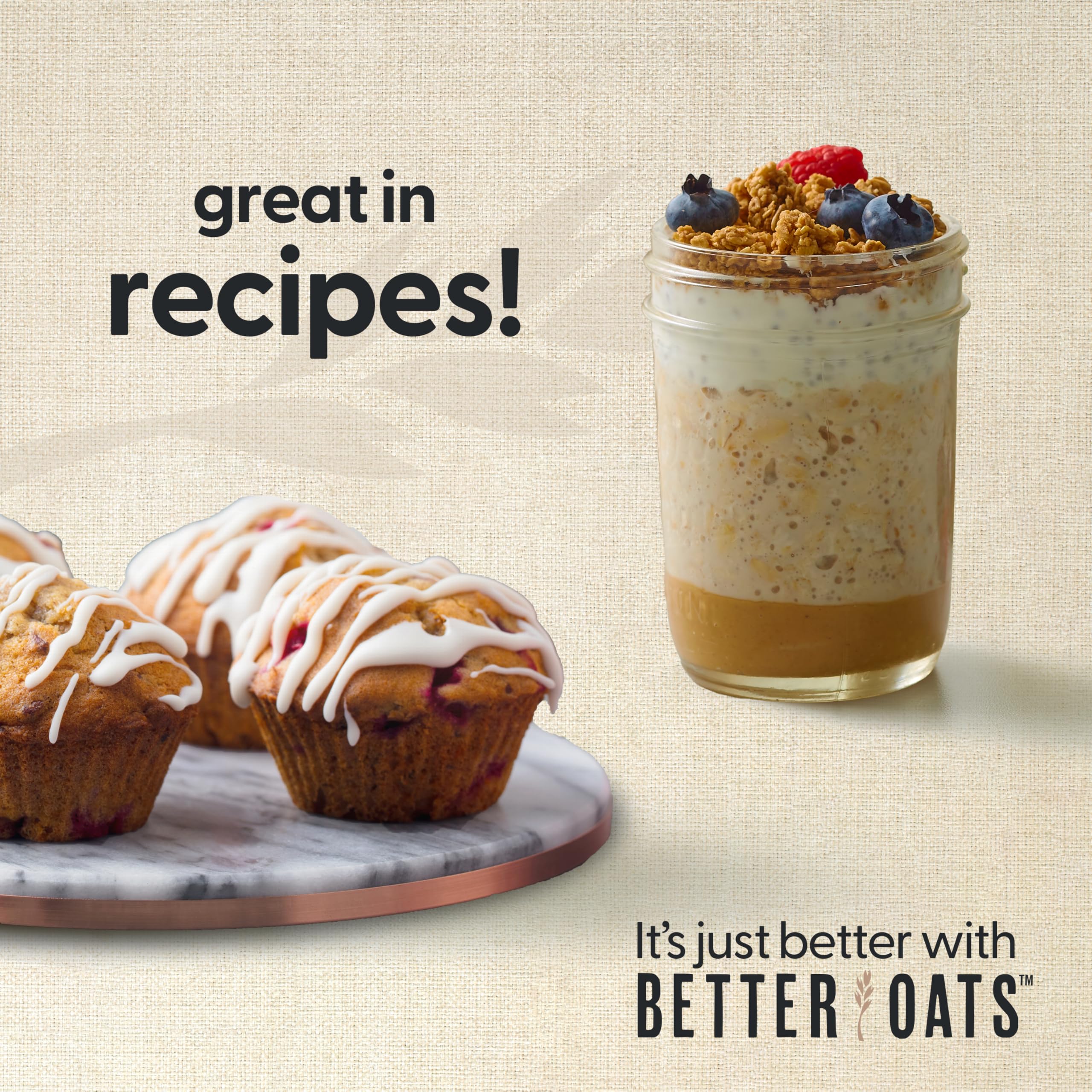 Better Oats six-box packaging representing convenient, multiple servings.