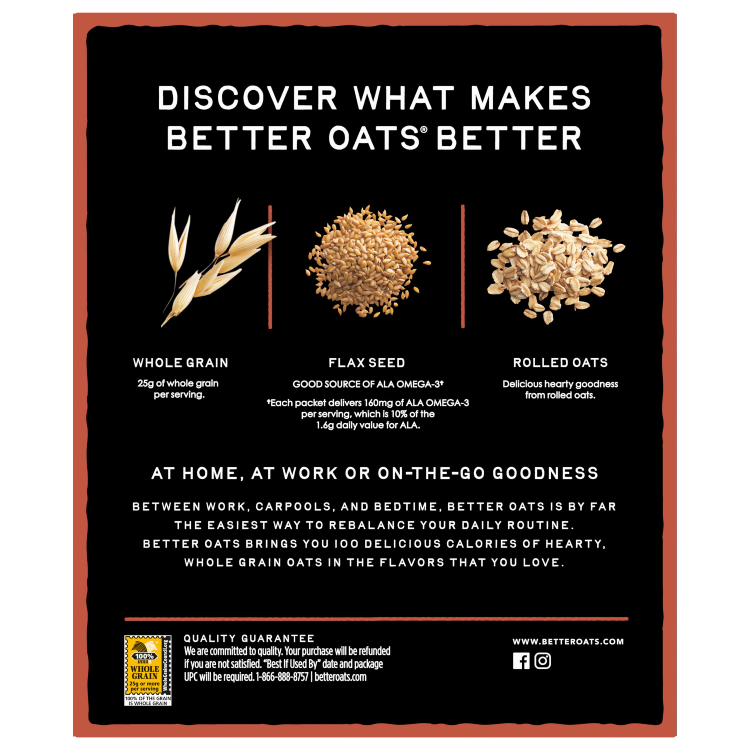 Better Oats portable breakfast option for busy mornings.