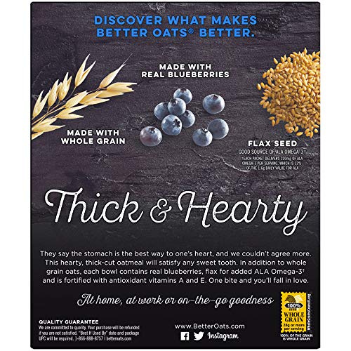 Better Oats whole grains label signals 28g per serving for energy