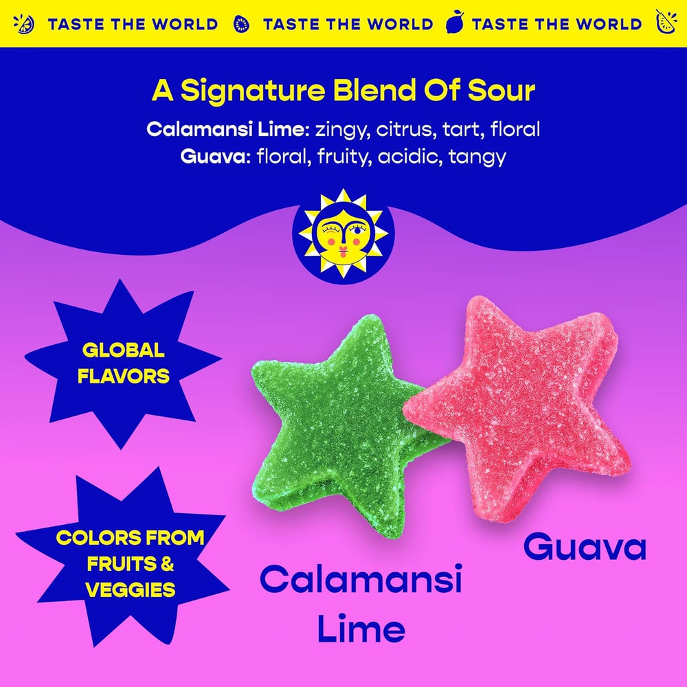 Better Sour gourmet candy concept by CIA chefs shown.