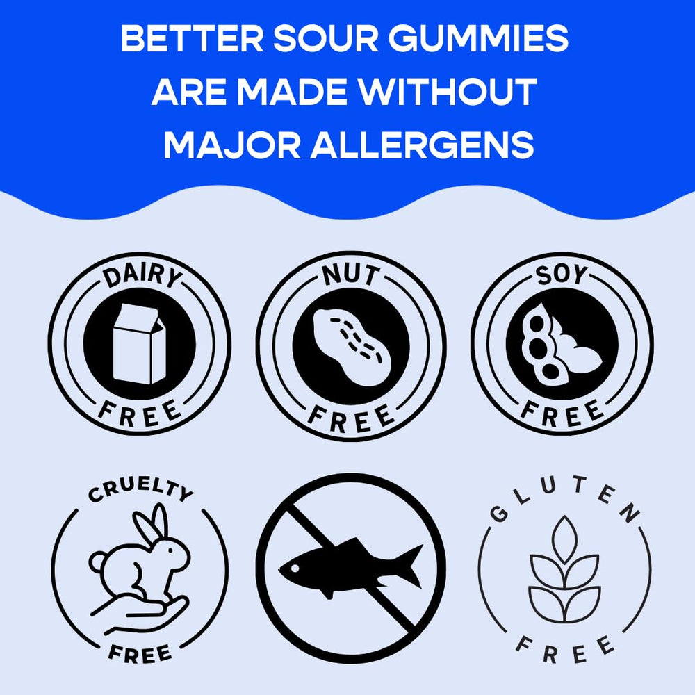 Better Sour Stars bulk 10 pack display for home or office snacking