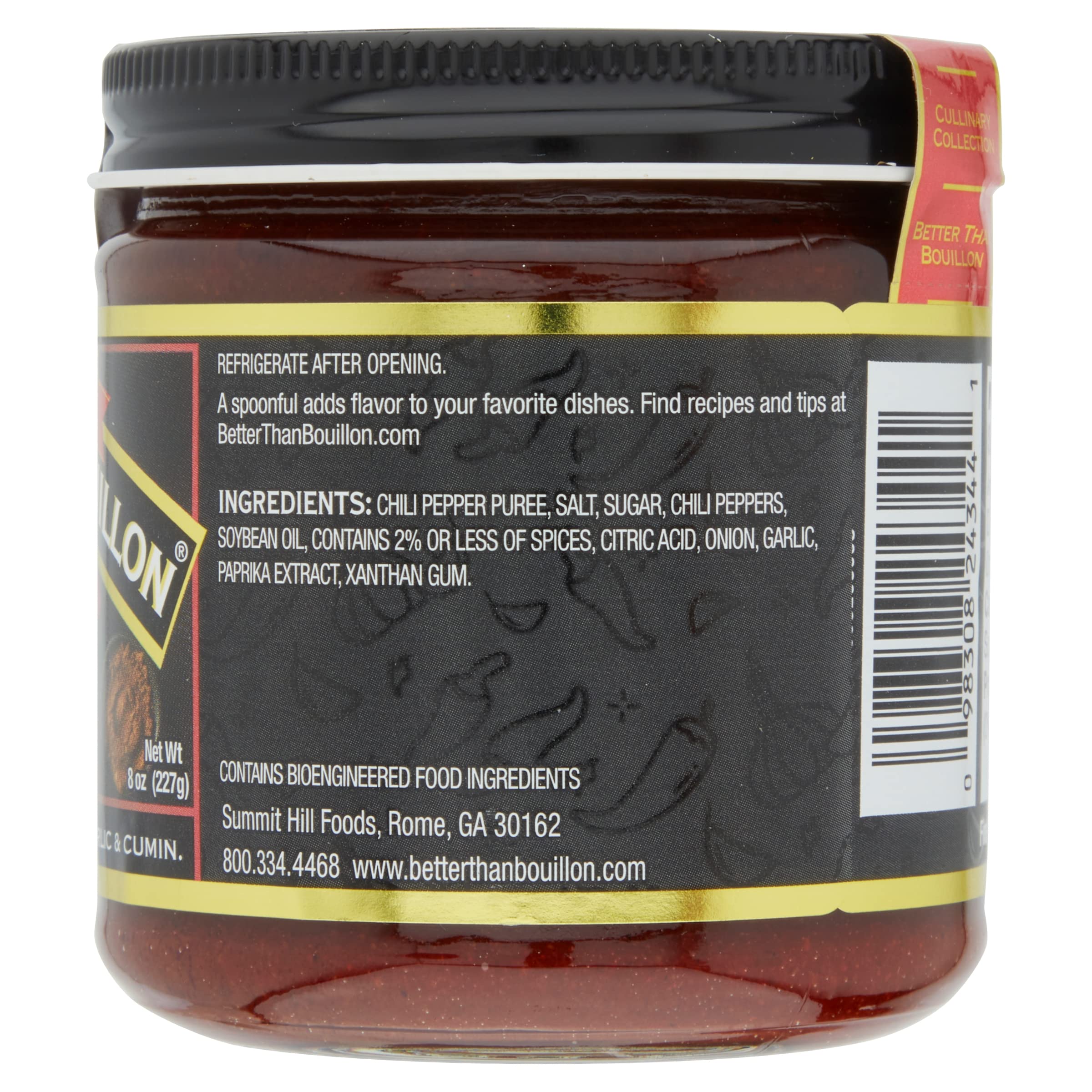 Better Than Bouillon Adobo Base in a pot enriching soup.
