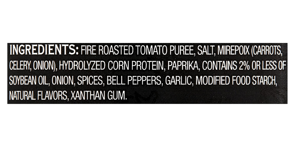 Better Than Bouillon Culinary Collection Sofrito Base label close-up for consistency
