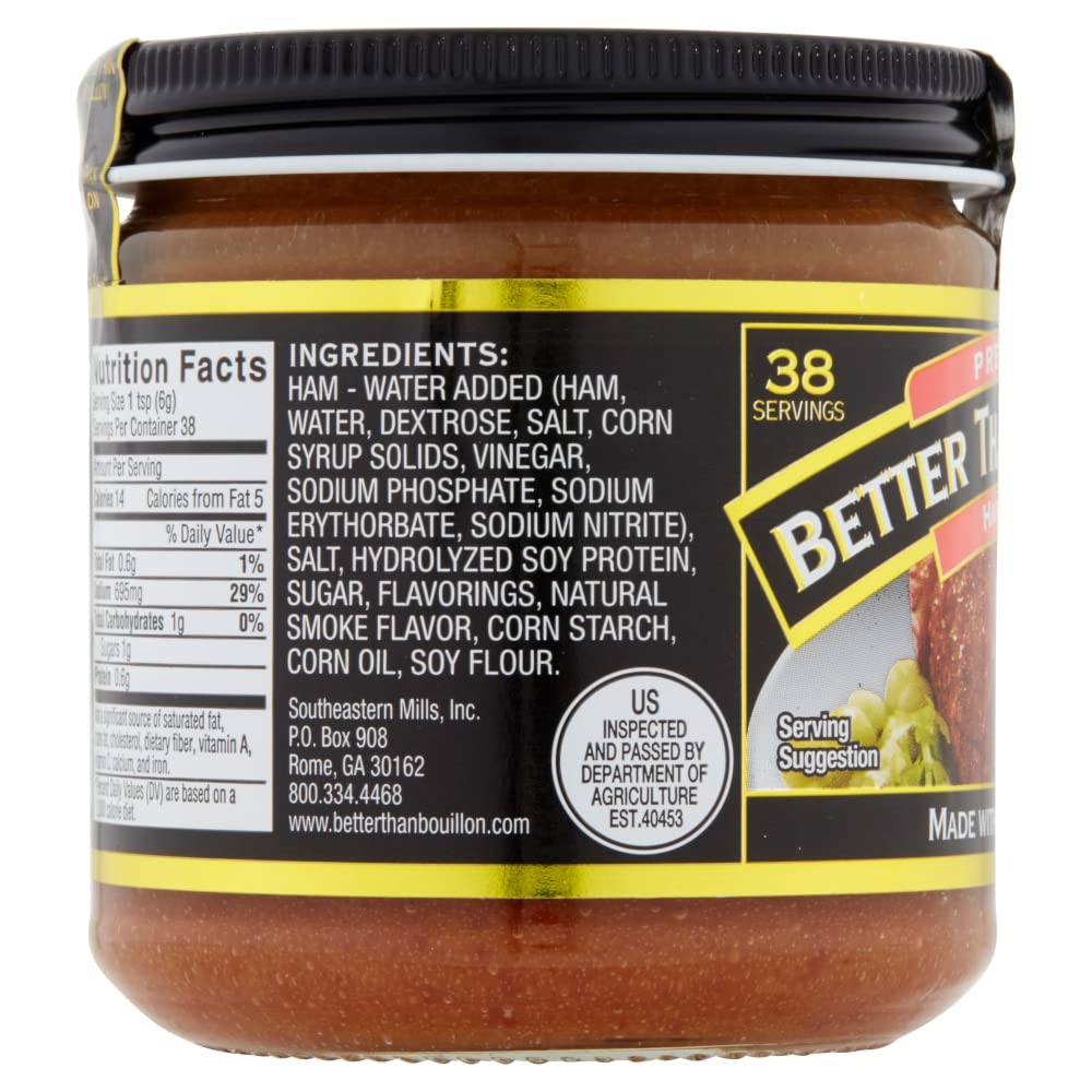 Better Than Bouillon Ham Base texture close-up showing blendable form for sauces.