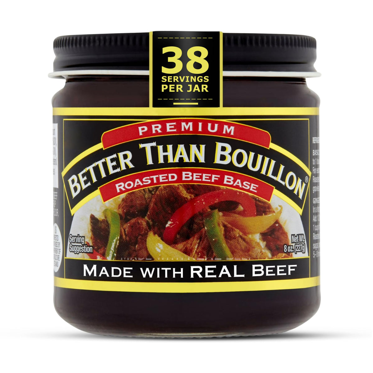 Better Than Bouillon Roasted Beef Base bottle front view for rich flavor