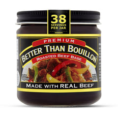 Better Than Bouillon Roasted Beef Base bottle front view for rich flavor
