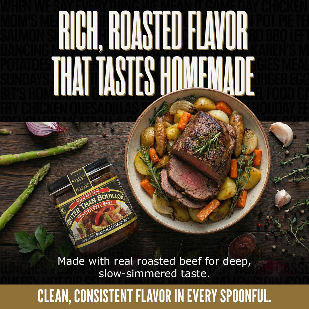 Better Than Bouillon Roasted Beef Base in marinade adding beef aroma