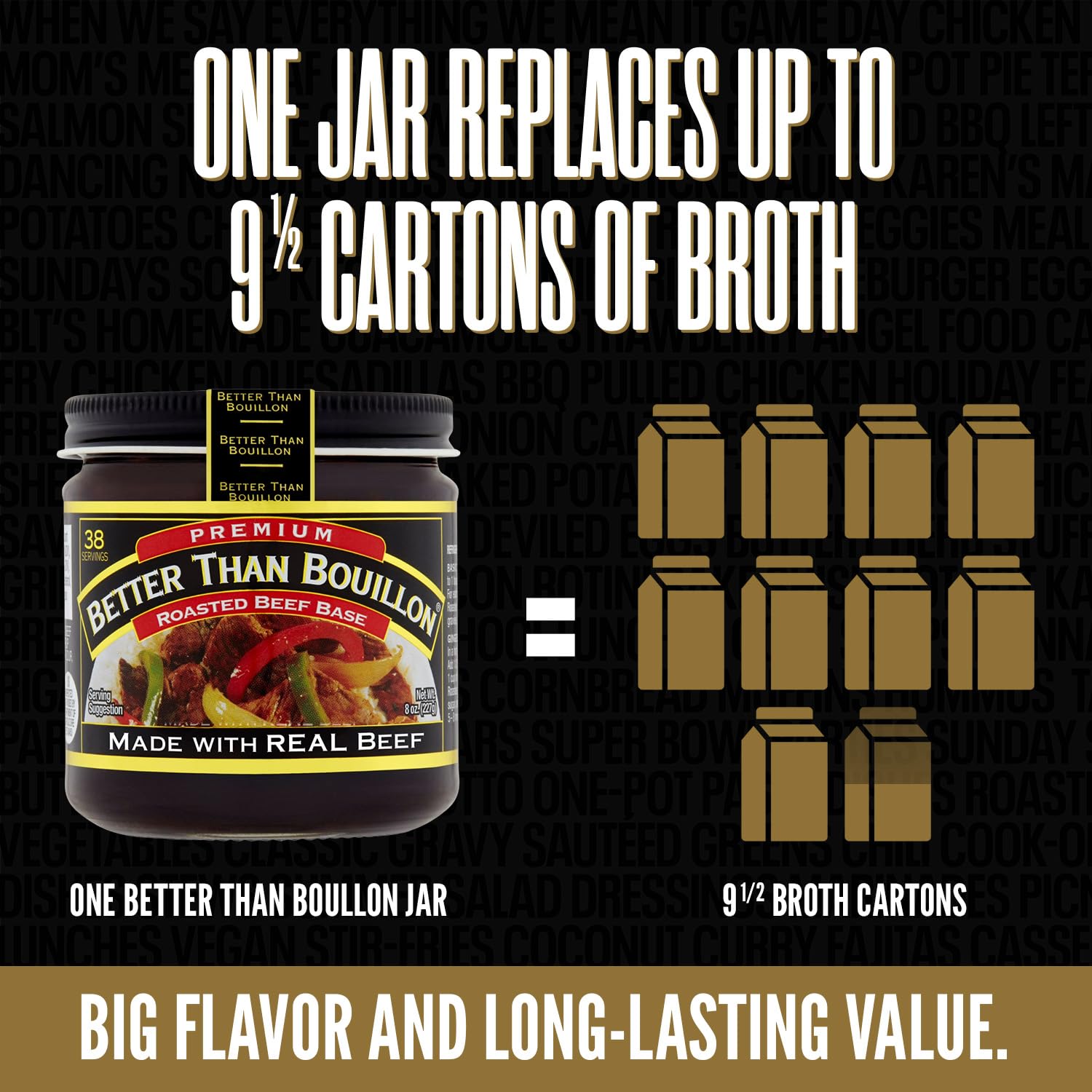Better Than Bouillon Roasted Beef Base in a stew for depth