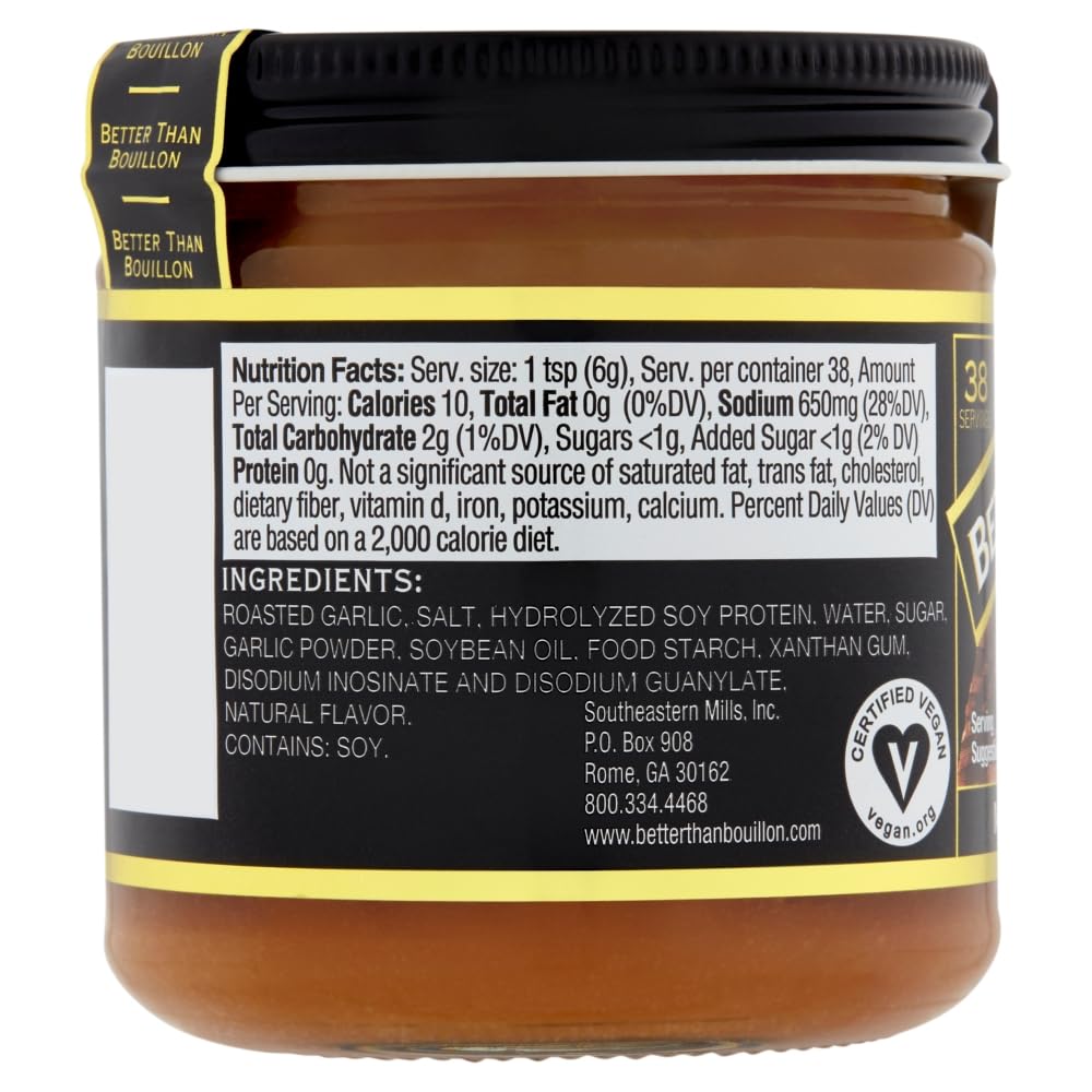 Better Than Bouillon Roasted Beef Base jar for rich, savory meals.