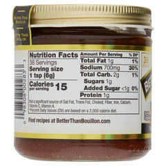 Better Than Bouillon Roasted Beef Base label highlights USDA Organic promise.