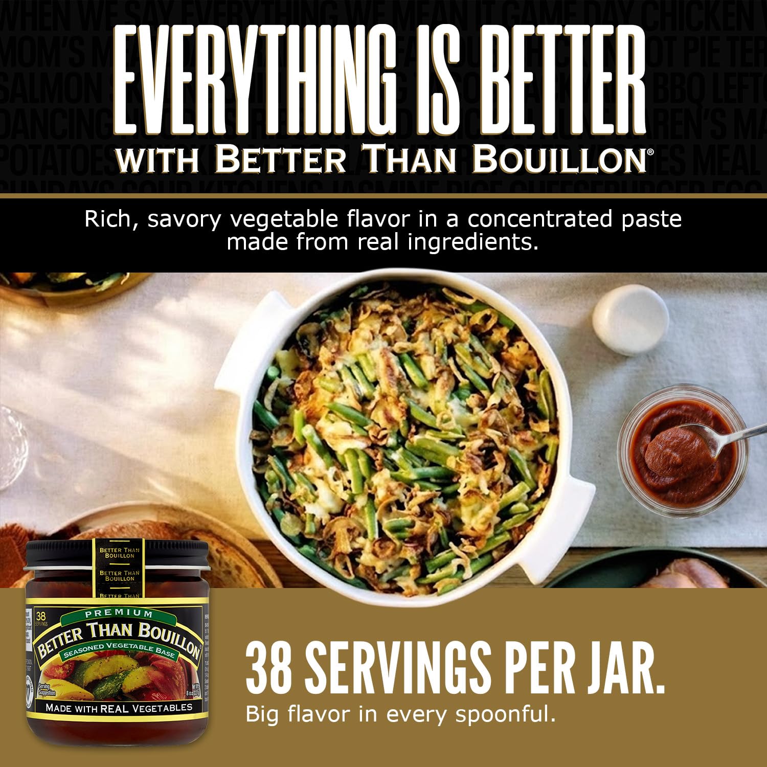 Better Than Bouillon Seasoned Vegetable Base dissolves smoothly into hot water.