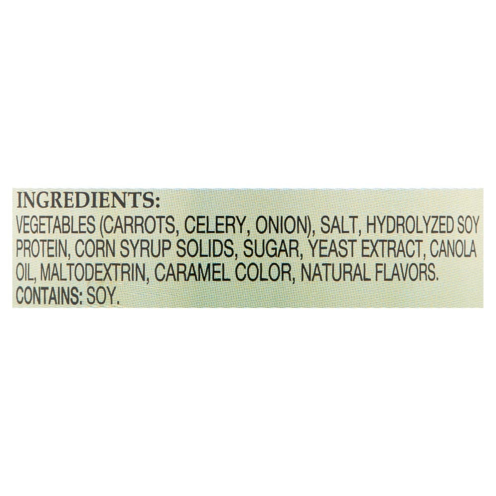Serving suggestion with vegetables enriched by the base