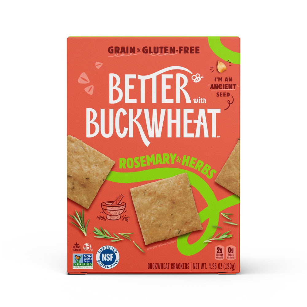 Better With Buckwheat crackers on a cheese board for entertaining