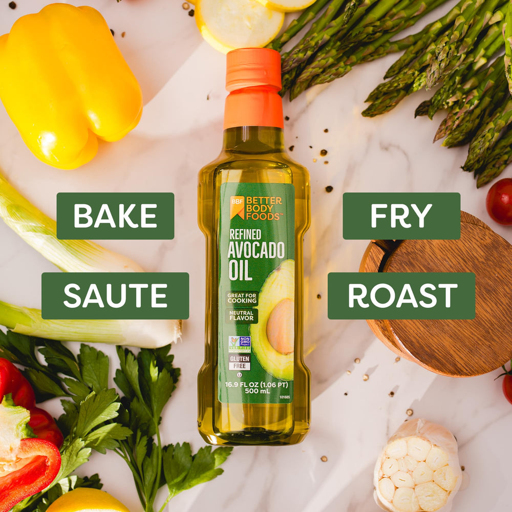 BetterBody Avocado Oil frying pan—great for high-heat sautéing.