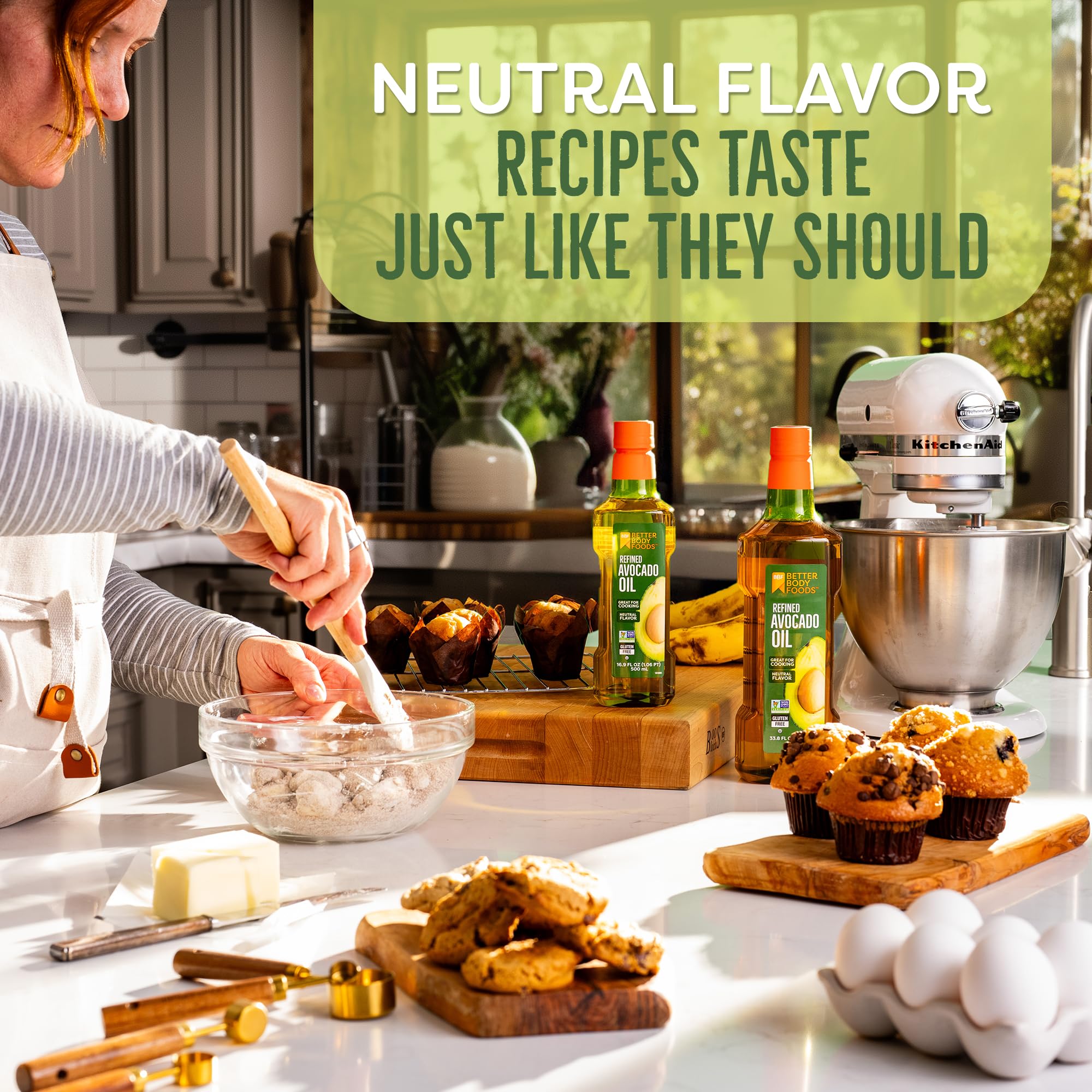 BetterBody Foods avocado oil in dressings and marinades for silky texture