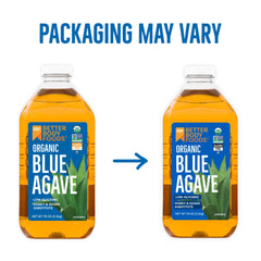 BetterBody Foods Organic Blue Agave over oatmeal, adds natural sweetness.
