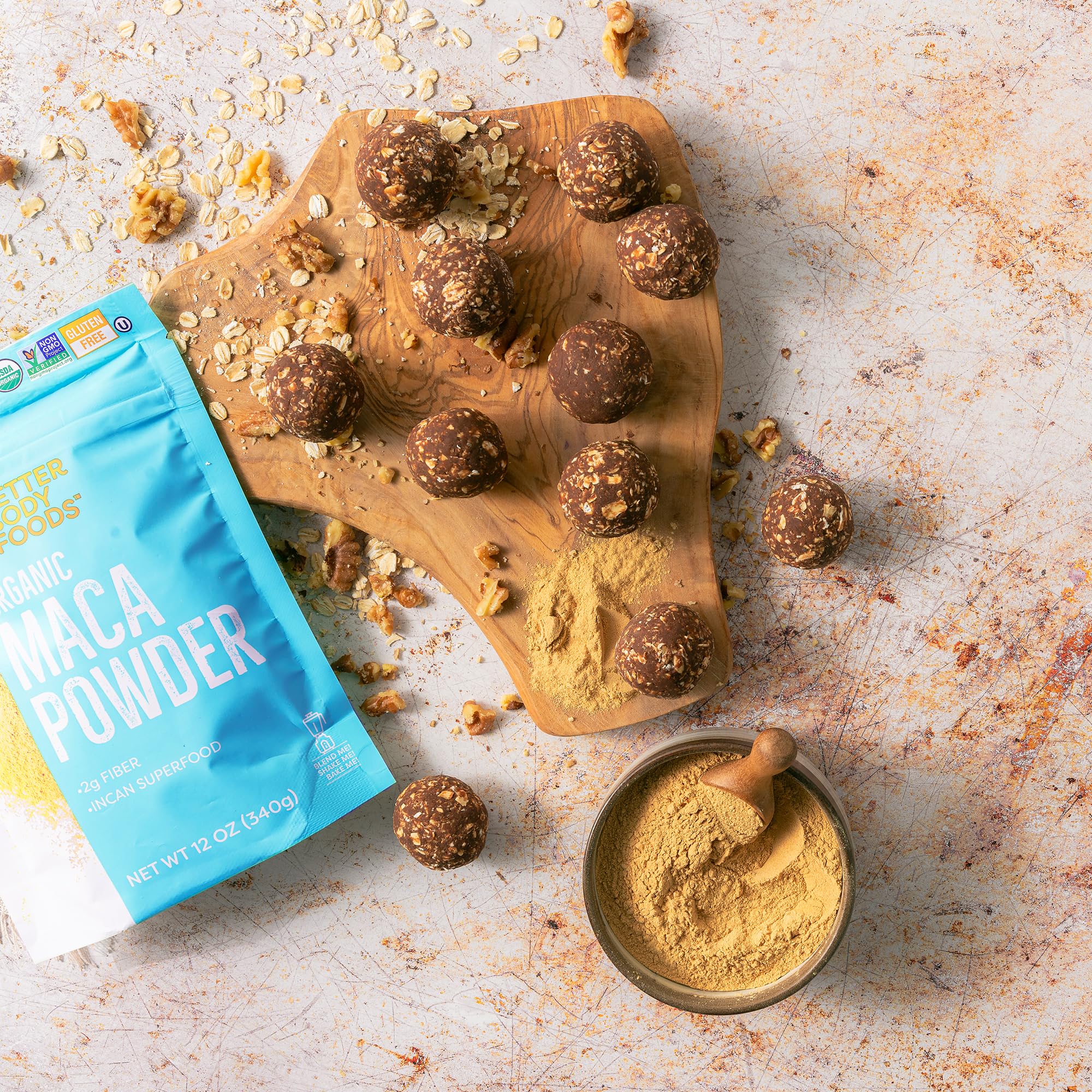 BetterBody Foods Maca powder baking use in cookies and cakes