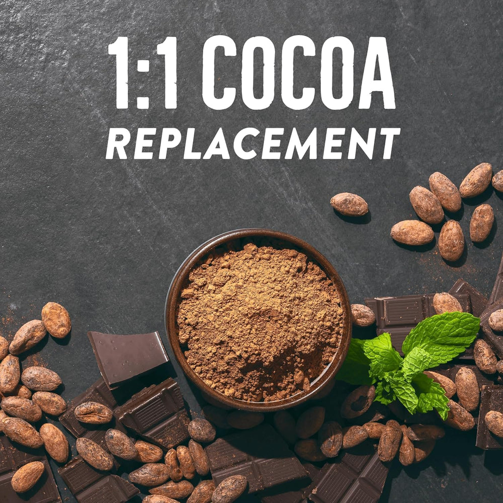 Cacao powder for baking enhances cookies and pancakes