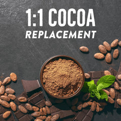 Cacao powder for baking enhances cookies and pancakes