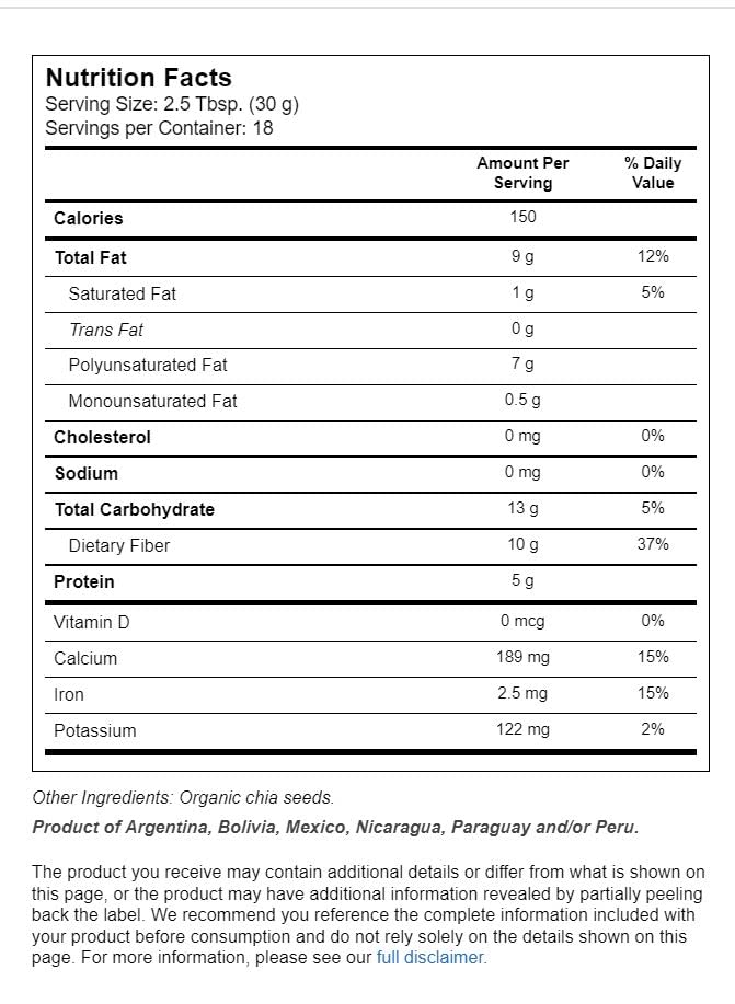 BetterBody Foods chia seeds over yogurt bowl for added texture and calcium-rich nutrition.