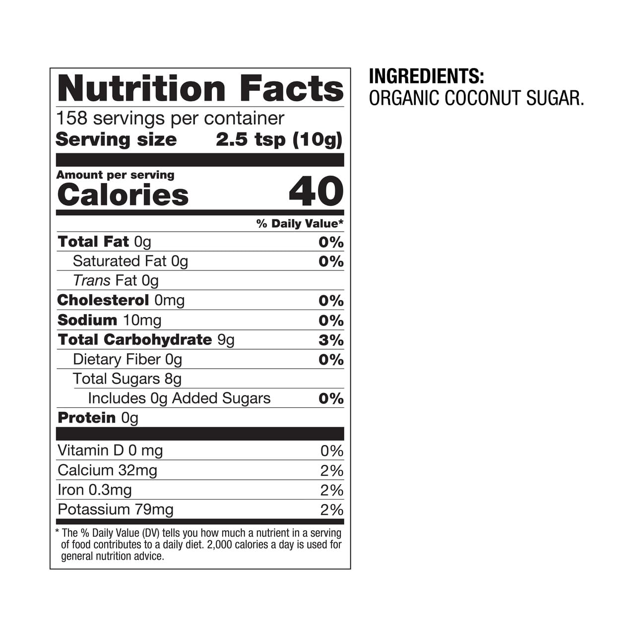 BetterBody Foods Organic Coconut Sugar granular texture close-up, ideal substitute with caramel notes.