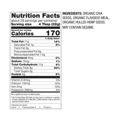 BetterBody Foods Organic Super Seeds flax close-up, rich in omega-3 and protein