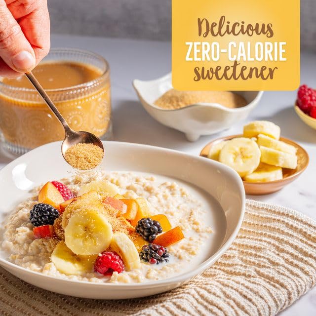 BetterBody Foods Golden Monk Fruit Sweetener in coffee cup for everyday use