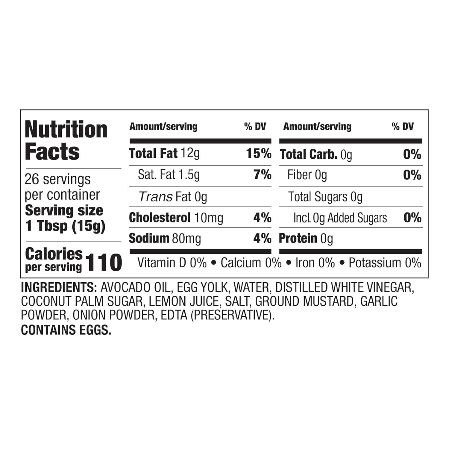 BetterBody Foods Avocado Oil Mayonnaise scoop on salad showcases neutral flavor for easy dressings.