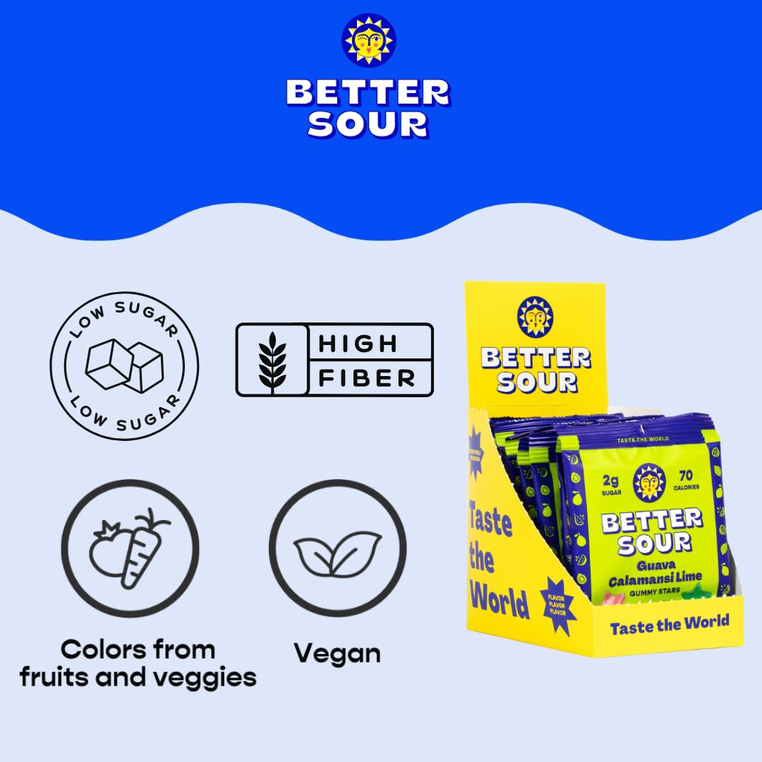 Better Sour grain-free vegan gummies emphasize plant-based snacking