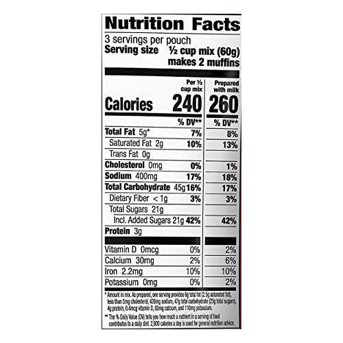 Muffins served as a fresh, convenient Betty Crocker snack