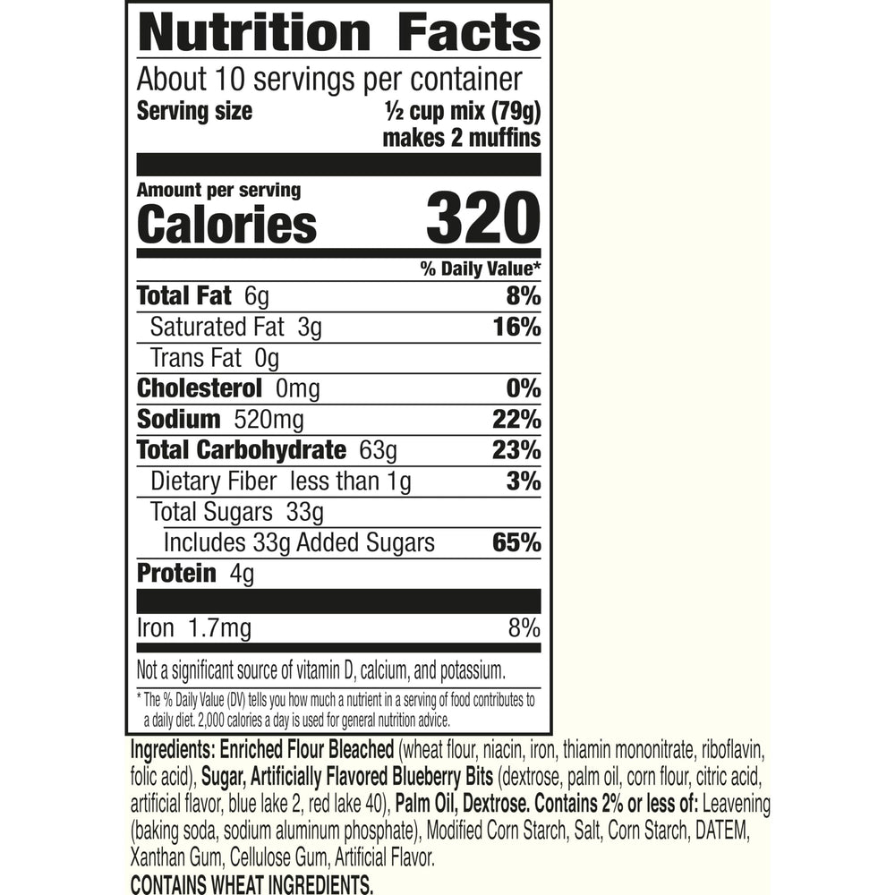 Betty Crocker Batchables Blueberry Muffin Mix: 4–12 muffins per batch option