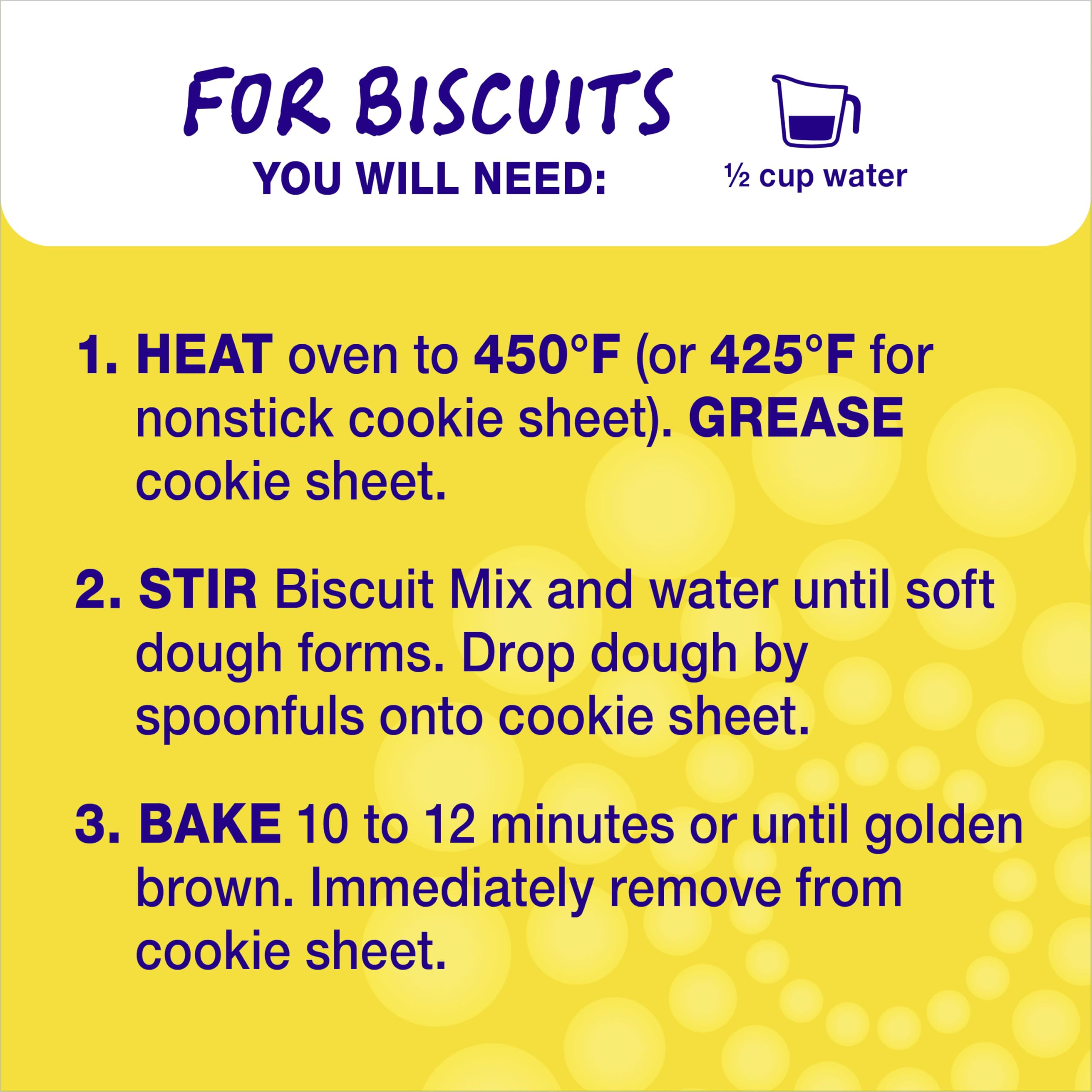 Betty Crocker biscuits as garlic-cheese side option.