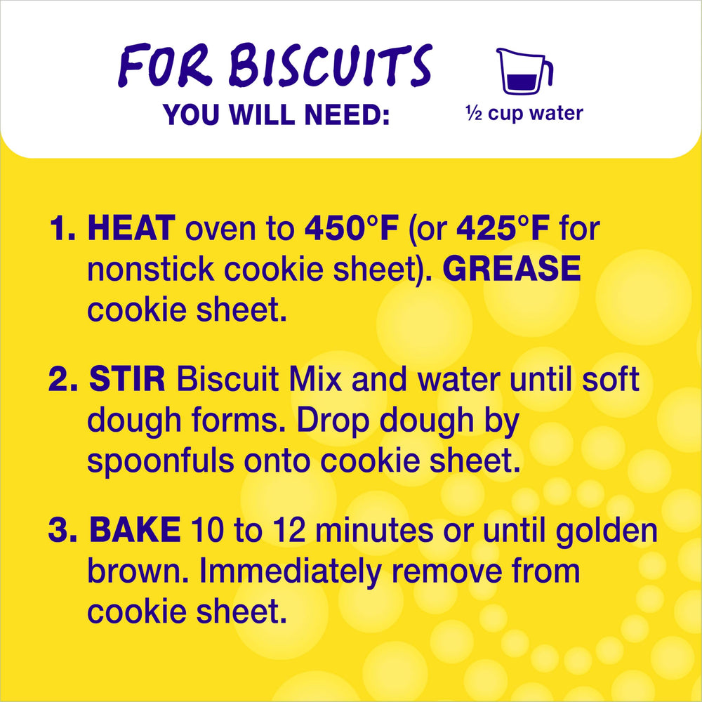 Betty Crocker biscuits as garlic-cheese side option.