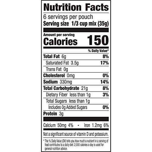 Close-up of Betty Crocker Bisquick dry mix ready to measure.