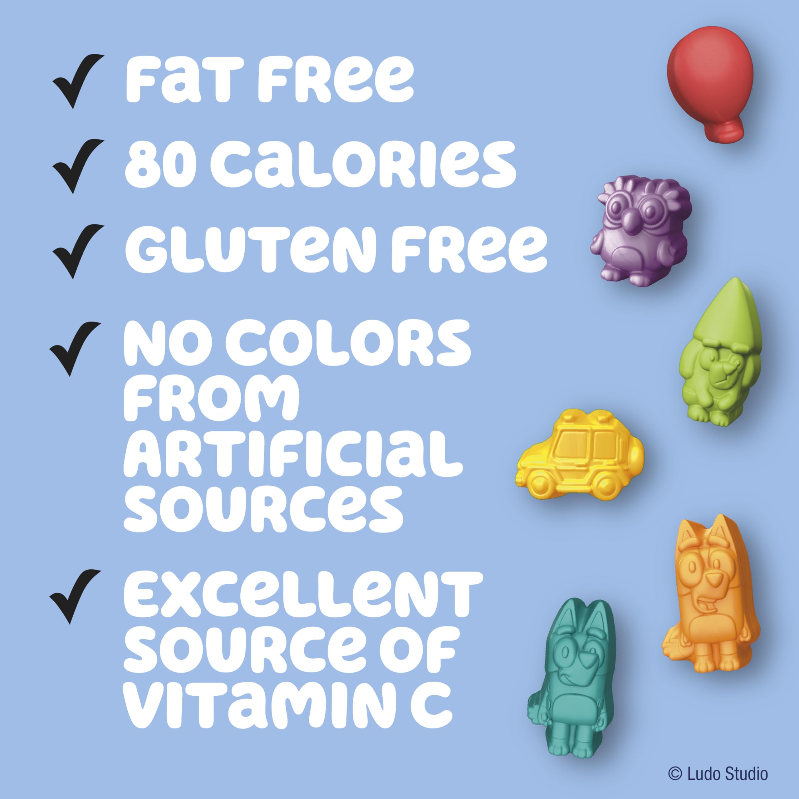 Betty Crocker Bluey snacks pictured for on-the-go family snacking.