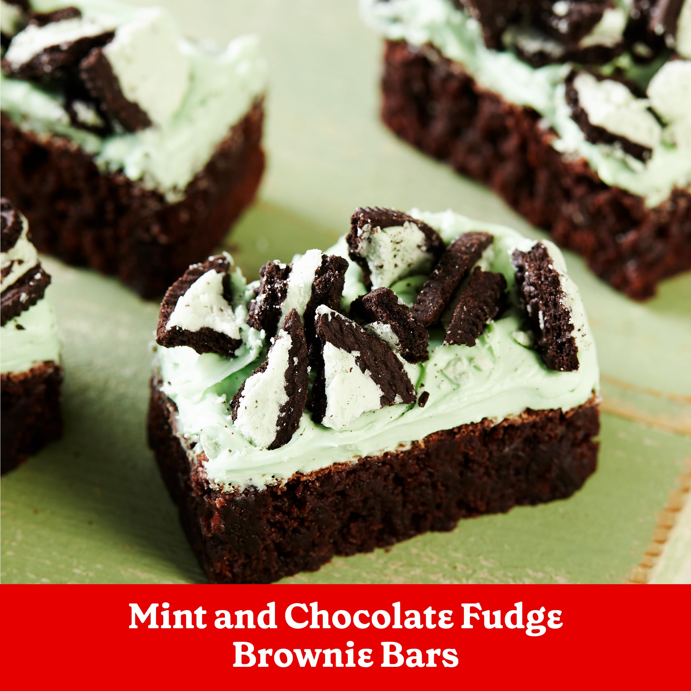 Betty Crocker fudge brownies baked to perfection with a glossy fudgy crust